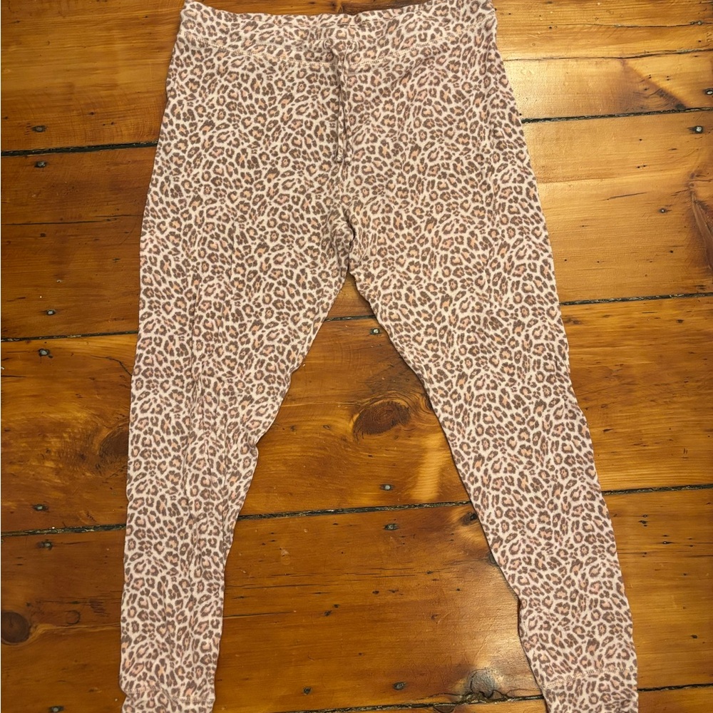 American Eagle Outfitters Leopard Print Pajama Pants - Pink/Cream/Brown